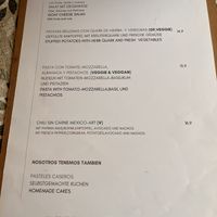 Menu   at Santé in Mallorca