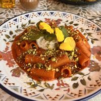 Pasta - specify vegan and they put a cashew mozzarella on   at Santé in Mallorca