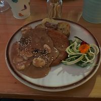 Schnitzel  at Santé in Mallorca