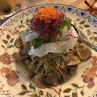 Tagliatelle with truffles   at Santé in Mallorca