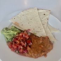 Mexican eggs (minus the eggs) at Circle Cafe - Mirdif in Dubai