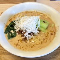 Tantanmen without spicy oil  at Yuniwa Vege Ramen in Osaka