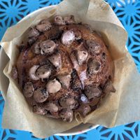 Chocolate chip muffinns  at Vintage Caffeine Co in Calgary