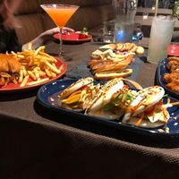 Pulled pork sandwich, cauliflower bites, cocktails, bao buns, charcuterie board at Nova Terra Kitchen & Creamery in Sebastopol