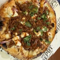 BBQ Pizza   at Nova Terra Kitchen & Creamery in Sebastopol