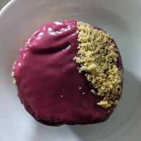 Mango Hibiscus vegan donut at Good Company Doughnuts & Cafe in Arlington