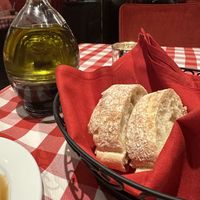 Delicious bread and olive oil    at Pino Bianco in Verona