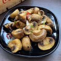 Salt and chili mushrooms  at Sweet Mandarin in Manchester
