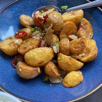 Sichuan spicy potatoes   at Sweet Mandarin in Manchester