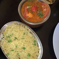 Tofu curry and rice  at Restauracja Royal India Kraków in Krakow