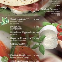 Vegetarische und vegane Snacks   at Eiscafè La Perla in Zweibruecken