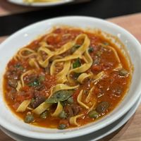 Arribiate pasta without cheese  at Andy's in Chisinau