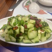 Cucumber Salad with Roasted Peanuts  at Bon Ramen in Bologna