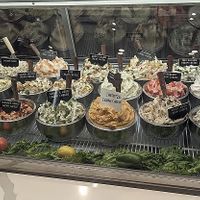 The cream cheese available including the tofu cream cheeses  at Kossar's - Upper East Side in New York City