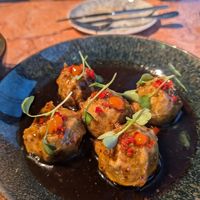 Veg Esfera (cashew rice balls) at INTI - A Nikkei Experience in Nairobi