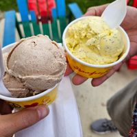 Cinnamon bun and lemon poppy seed at Goofee G's in Crest Hill