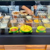 Viele vegane Optionen, sogar vegane Käse! at Ecke Kumpir in Eckernfoerde