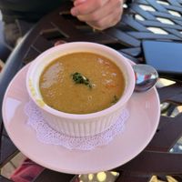 Lentil soupp  at Olive and Fig in Hilton Head Island
