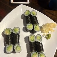 SUSHI! I ended up getting a fourth roll lol.  at Kinya Ramen in Wyomissing