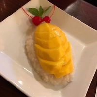 BEST Mango Sticky Rice in New England! at Crystal's Kitchen in West Bridgewater