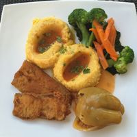 vegan plate at Makro Vega in Split