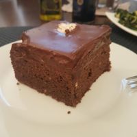 Vegan choccy cake  at Makro Vega in Split
