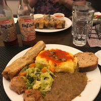 Menu of the day without salat and soup.  at Makro Vega in Split