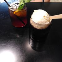 Ice tea and coke float at Home Taste Jia in Kiel