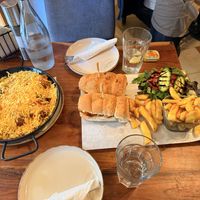 Shakshuka and Sandwich  at Arkateno in Omodos