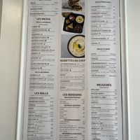 Menu avec options véganes labellisées   at Mezaia   in Paris