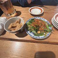 Kyoto Green Onionns  at Yakiyasai Isoya in Kyoto