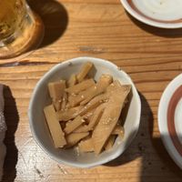 Marinated Bambooo  at Yakiyasai Isoya in Kyoto