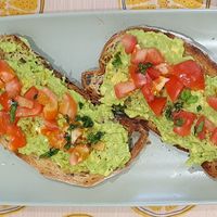 Avocado on toast 🥑 at Nathalie's Kitchen in North London