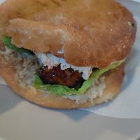 Brioche sandwich at Lewandi in Warsaw