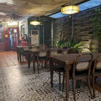 Indoor seating at Nhà Hàng Chay Tâm Hoài An in Hanoi