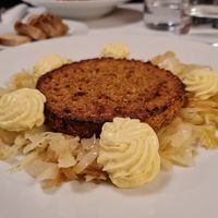 Vegetable hamburger at Gallorosso al Guasco in Ancona