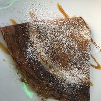 crepe with plum sauce, sugar and cinnamon  at Creperie Lamara in Hannover