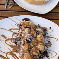 Bubble waffle at Creperie Lamara in Hannover