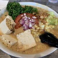 Vegetable Ramen with gluten free/vegan noodles  at Nikka Ramen in Goleta