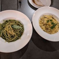 Linguine, risotto at La Villa in Nairobi