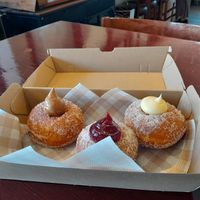 Caramel, jam, custard donuts... at Archie AM PM in Carseldine