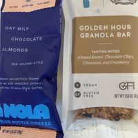 Vegan snacks  at Blue Bottle Coffee in San Mateo