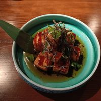 Vegan fried tofu at Mizu in Bicester