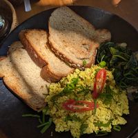 Tofu scrambled at Villas Bukit Lipah in Karangasem