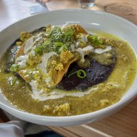 Vegan Huevos Rancheros   at The Wild Poppy Cafe & Market in Sebastopol