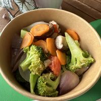 Broccoli and Mushrooms   at Plantable in Chiang Mai