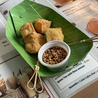 Fried tofu on the house - Plantable, Chiang Mai  at Plantable in Chiang Mai