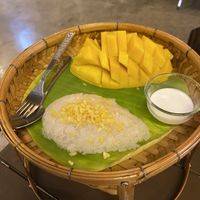 Mango and sticky ricee  at Baan Lanna Thai Cuisine - บ้านลานนาไทยคูซีน in Chiang Mai