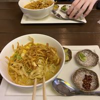 Tofu Khao Soi  at Baan Lanna Thai Cuisine - บ้านลานนาไทยคูซีน in Chiang Mai