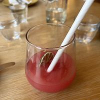 Cherry vanilla mezcal slushie margarita ❤️  at Bodega in Edinburgh